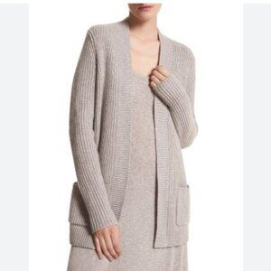 EXPRESS Ribbed Open Front Cardigan